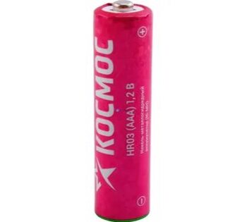 22154 Аккумулятор Космос ААА 1100mAh Ni-MN R03 BL-2  24/288
