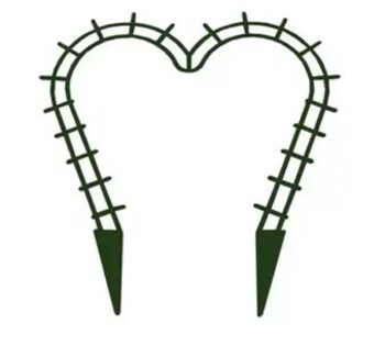 000-314 Опора для цветов СЕРДЦЕ 29х28см /Барнаул