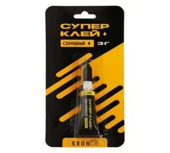 Супер-клей цианоакрилитный 3гр.KRONBUILD GSX03