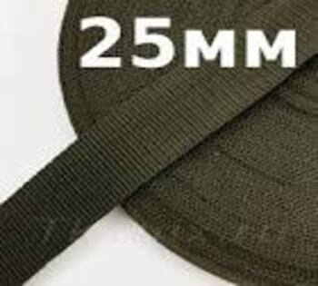 ЛентаЛТПП 25мм 400 хаки (350м) (кат)  320кг
