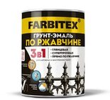 Грунт-эмаль по ржавчине 3в1 ккоричневая 1,8кг FARBITEX ПРОФИ/14