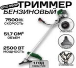 ТВR-250P ECO Tример бензиновый 51,7см3 2500Вт/3.3л велосип штанга .неразб Oasis