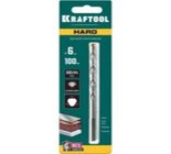 29177-100-6 KRAFTOOL Hard, 6 х 100 мм, тв.сплав ВС5, сверло специальное по твёрдым материалам