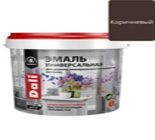 Эмаль универсальная п/мат Коричневый RAL 8017 DALI  0,9л/ /6