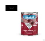 Грунт-эмаль по ржавчине 3в1 SKLADNO черная 0,8кг/14