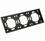49860 Рамка 3-местная серия Эмили PFR00-5003-05 черный уголь Soft Touch STEKKER