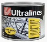 Грунт-эмаль по ржавчине 3в1 зеленая 1,8кг Ultra Lines /6шт